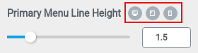 Primary Menu Line Height